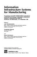 Information Infrastructure Systems for Manufacturing — Hardcover cover