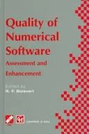 Quality of numerical software — Paperback cover