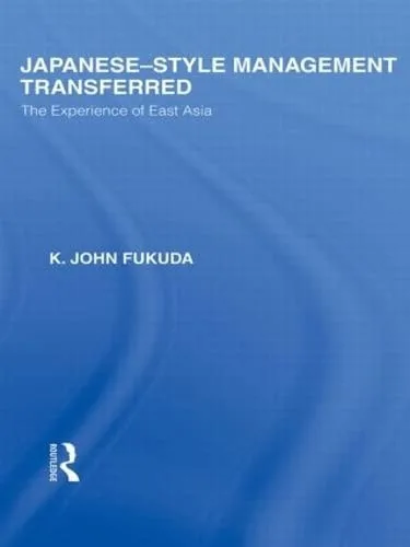 Japanese-Style Management Transferred — Paperback cover