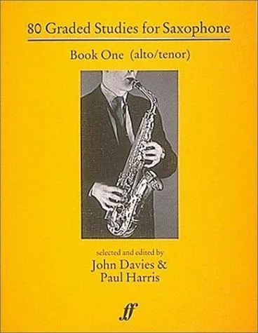 80 Graded Studies for Saxophone - Book 1 — Paperback cover