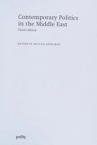 Contemporary politics in the Middle East — Paperback cover