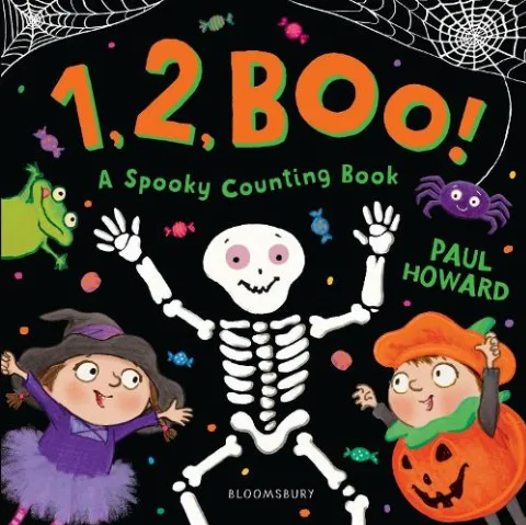 1, 2, BOO!: A Spooky Counting Book — Board book cover